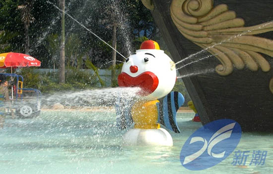 西安喷水小丑